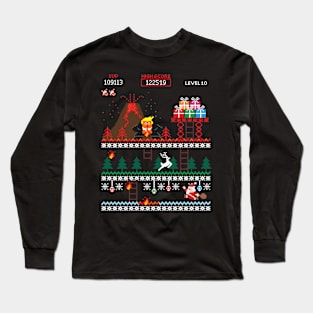 Santa vs Trumpus Long Sleeve T-Shirt